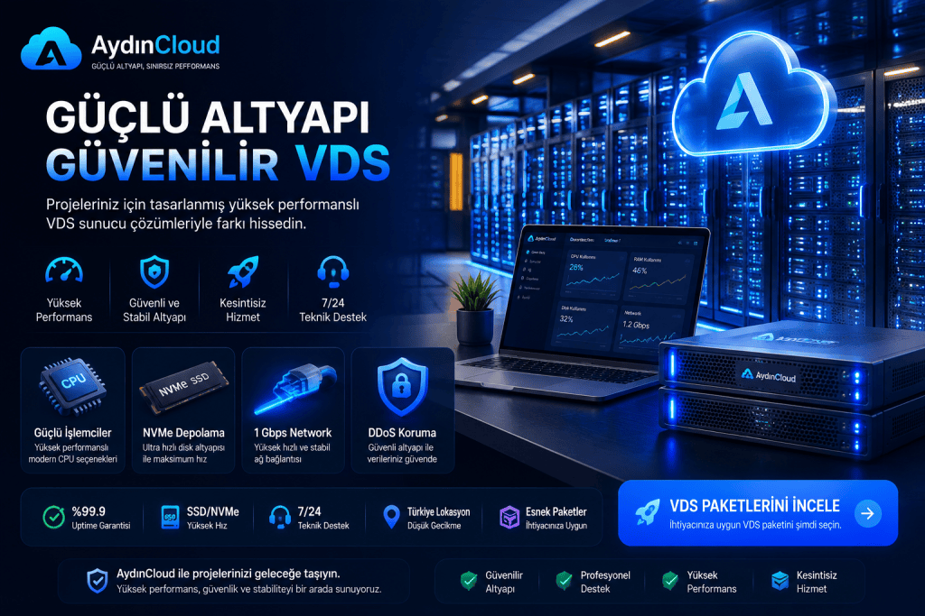 VDS Satın Al Güçlü Altyapı