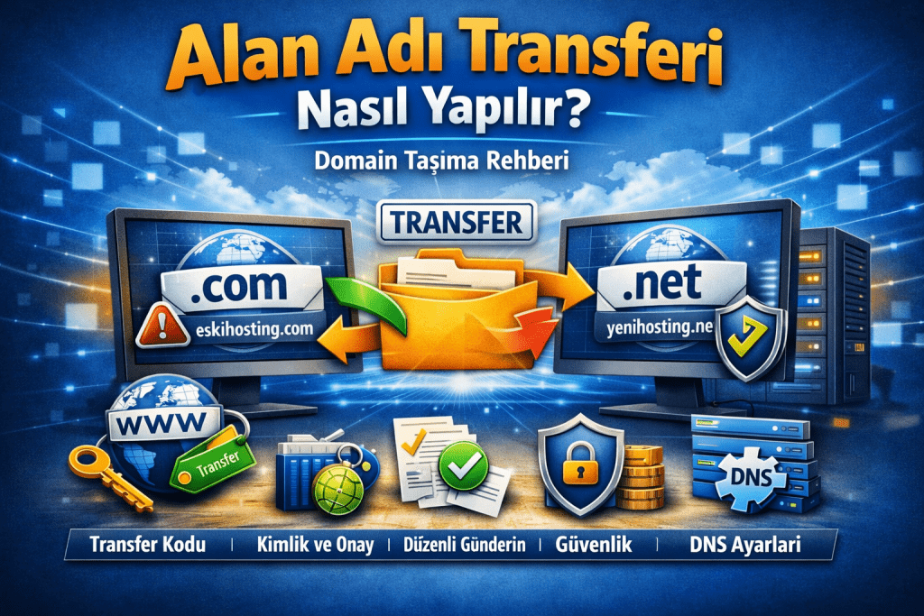 Alan Adı Transferi Nasıl Yapılır? Domain Taşıma Rehberi