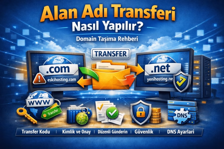 Alan Adı Transferi Nasıl Yapılır? Domain Taşıma Rehberi