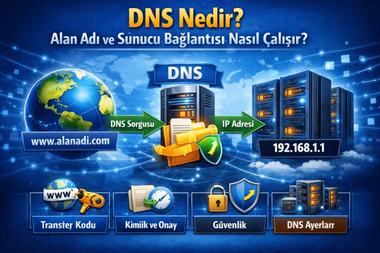 DNS Nedir? Alan Adı ve Sunucu Bağlantısı Nasıl Çalışır?