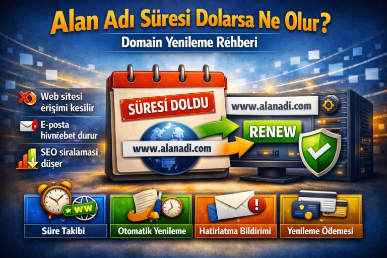 Alan Adı Süresi Dolarsa Ne Olur? Domain Yenileme Rehberi