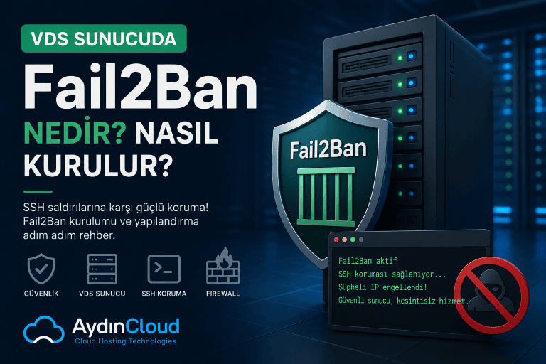 VDS sunucuda Fail2Ban Nedir Nasıl Kurulur