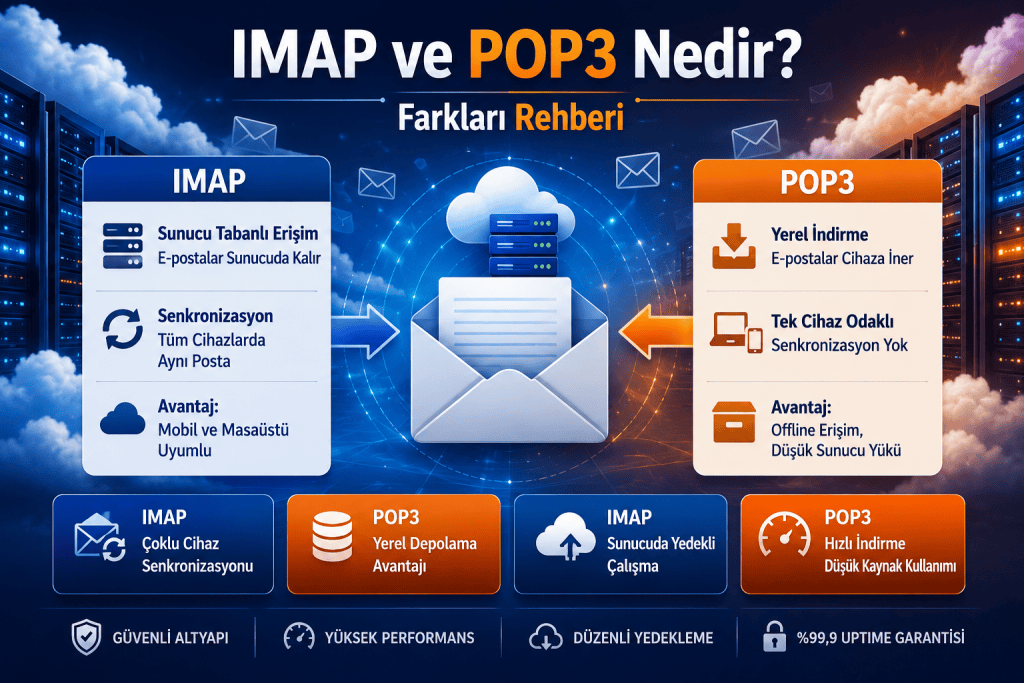 IMAP ve POP3 Nedir? Aralarındaki Farklar Nelerdir?