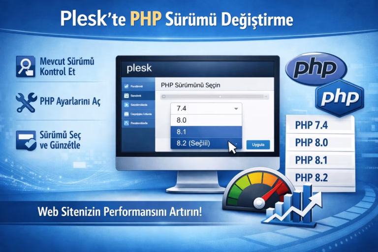 Plesk’te PHP Sürümü Nasıl Değiştirilir?