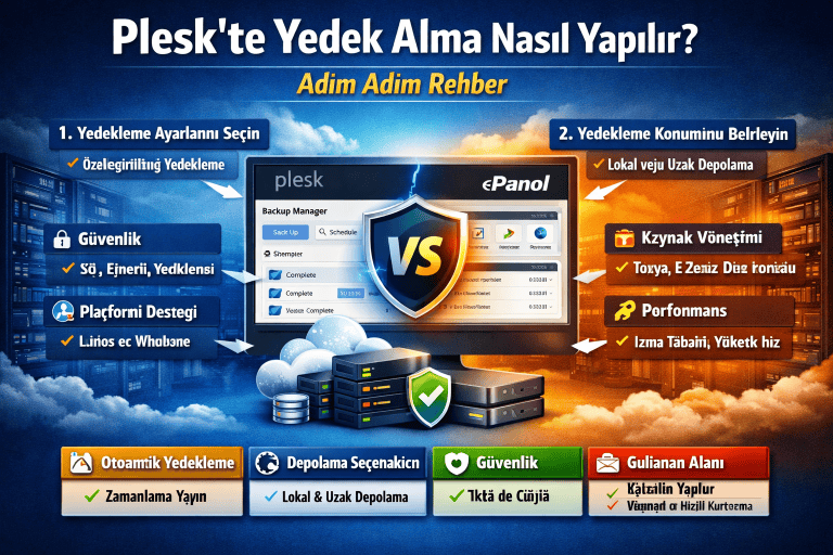 Plesk'te Yedek Alma Nasıl Yapılır