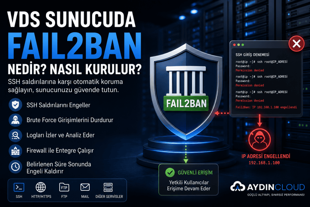 VDS Sunucuda Fail2Ban Nedir? Nasıl Kurulur?