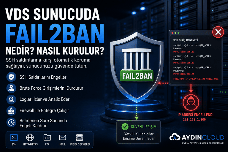 VDS Sunucuda Fail2ban Nasıl Kurulur