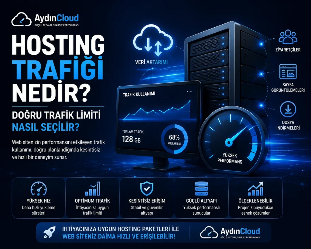 Hosting Trafiği Nedir? Doğru Trafik Limiti Nasıl Seçilir?
