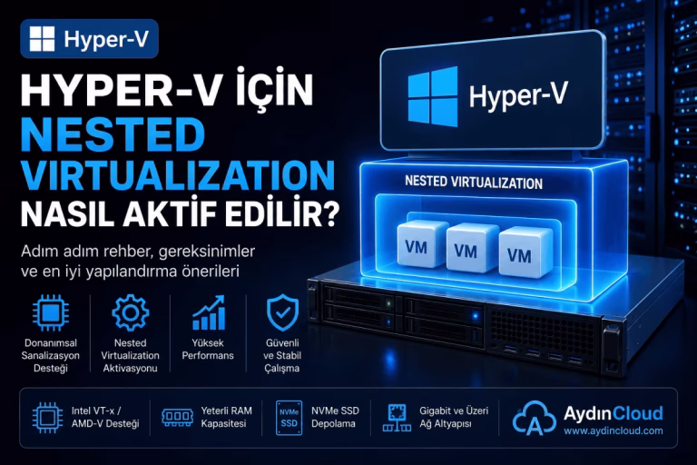 Hyper-V İçin Nested Virtualization Nasıl Aktif Edilir?