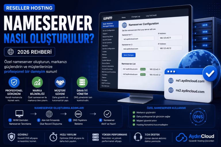 Reseller Hosting’de Nameserver Nasıl Oluşturulur?