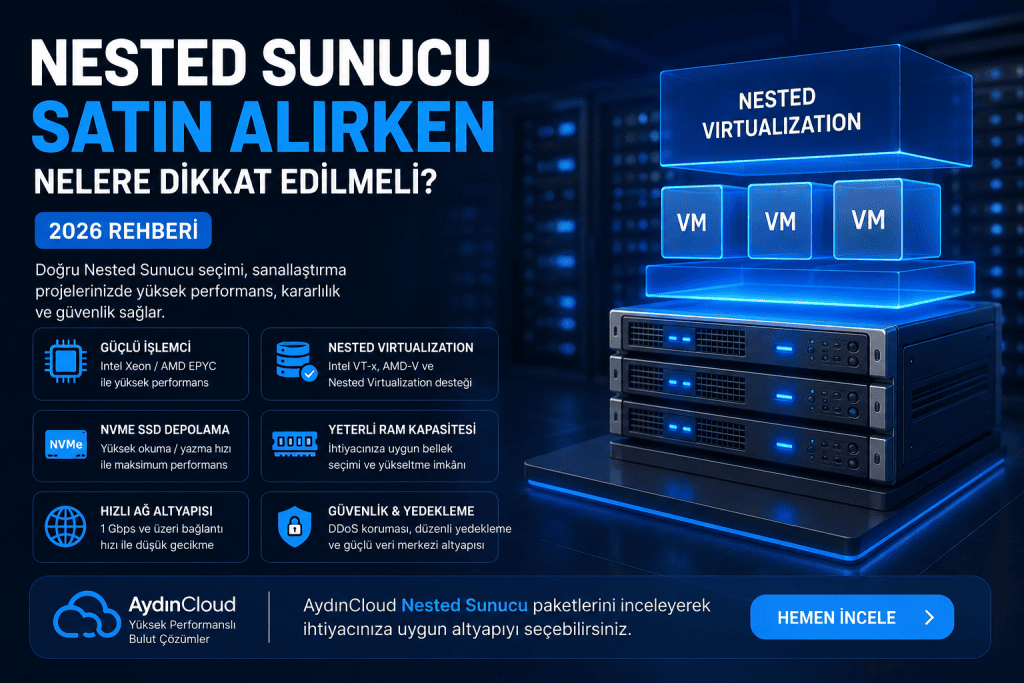 Nested Sunucu Satın Alırken Nelere Dikkat Edilmeli?