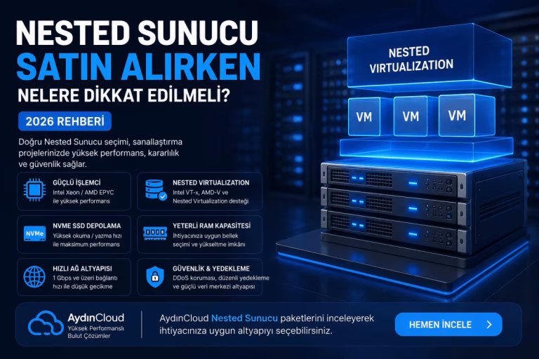 Nested Sunucu Satın Alırken Nelere Dikkat Edilmeli?