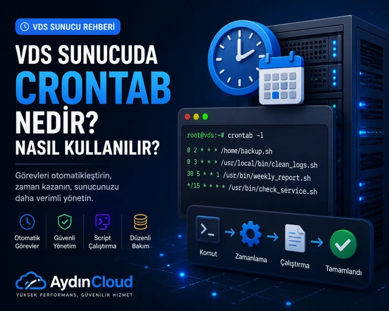 VDS Sunucuda Crontab Nedir