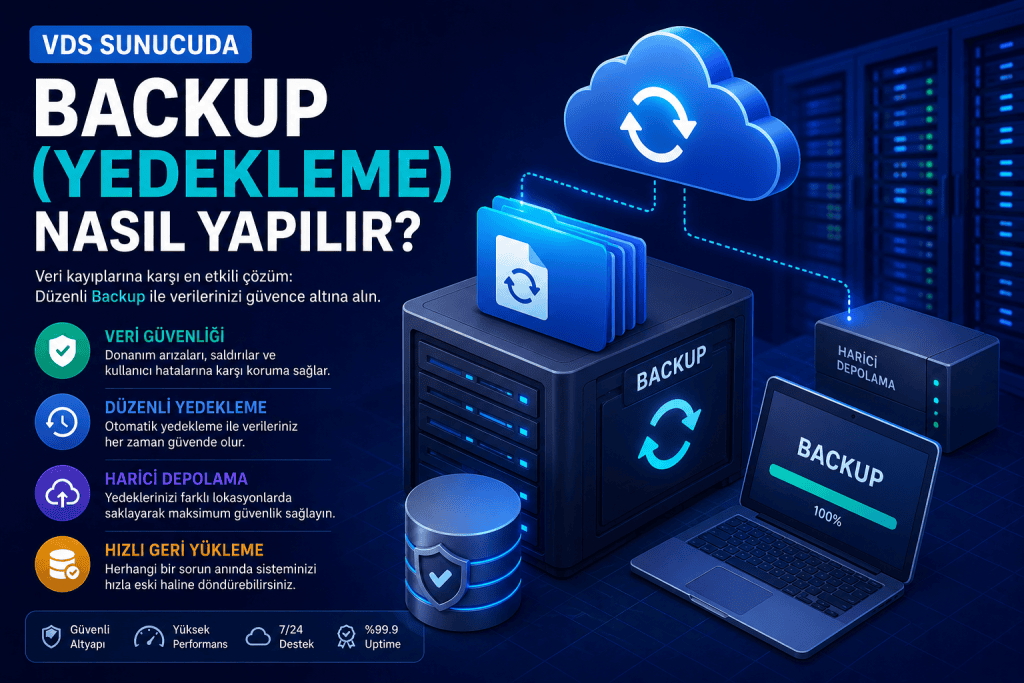 VDS Sunucuda Backup (Yedekleme) Nasıl Yapılır?