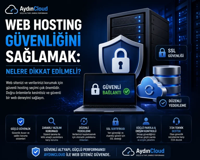 Web Hosting Güvenliğini Sağlamak: Nelere Dikkat Edilmeli?