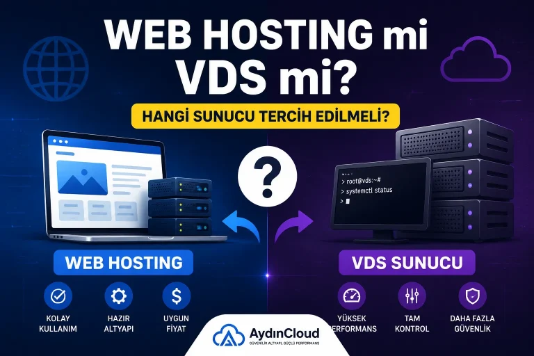 Web Hosting mi VDS mi? Hangi Sunucu Tercih Edilmeli?