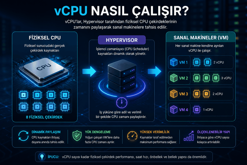 vCPU Nedir Nasıl Çalışır