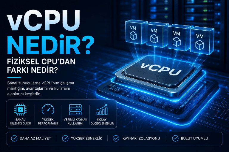 vCPU Nedir Fiziksel Cpu'dan Farkı