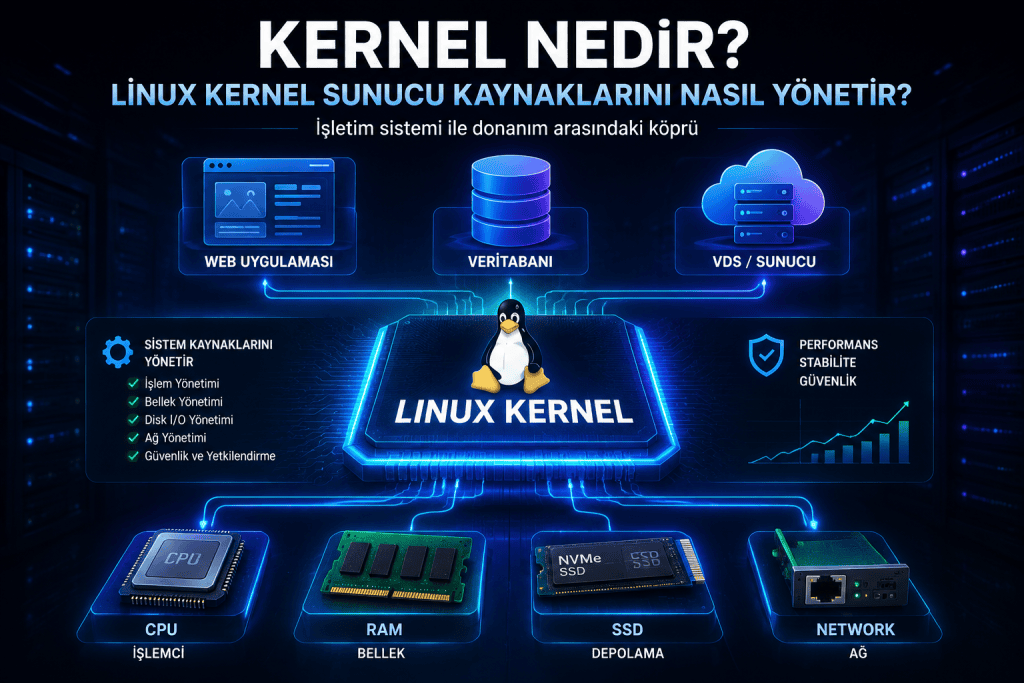 Kernel Nedir? Linux Kernel Sunucu Performansını Nasıl Etkiler?