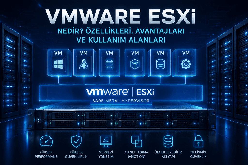 VMware ESXi Nedir? Özellikleri, Avantajları ve Kullanım Alanları