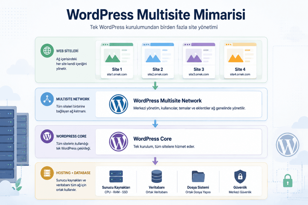 WordPress Multisite Nedir Mimarisi