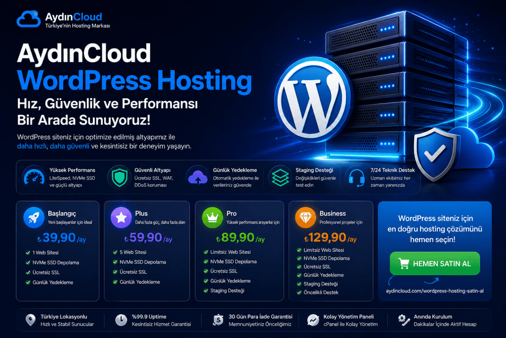 Wordpress Hosting Satın Al