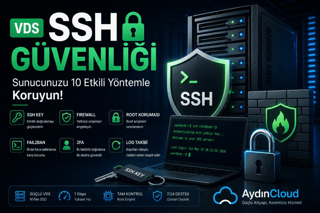 VDS Sunucuda SSH Güvenliği Nasıl Sağlanır? 10 Etkili Yöntem