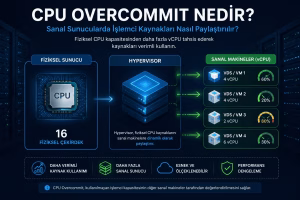 CPU Overcommit Nedir? VDS Sunucuda İşlemci Nasıl Paylaştırılır?