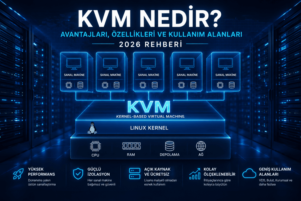KVM Nedir? Avantajları, Özellikleri ve Kullanım Alanları