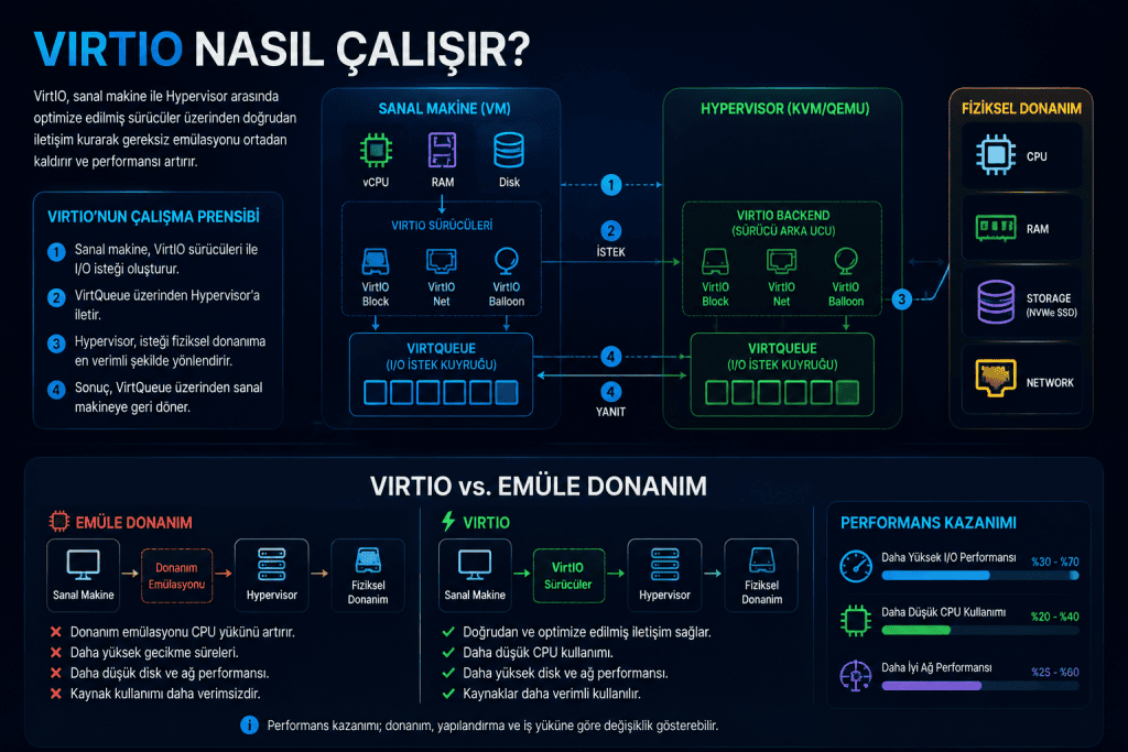 VirtIO Nedir Nasıl Çalışır