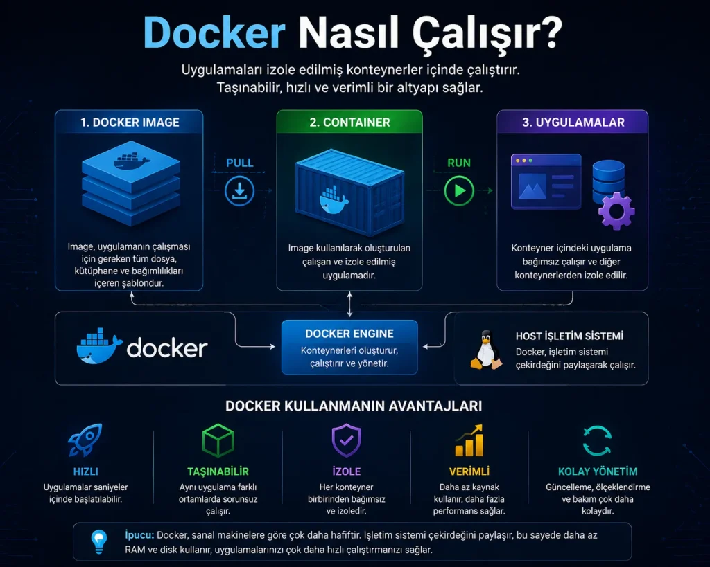 Docker Nasıl Çalışır