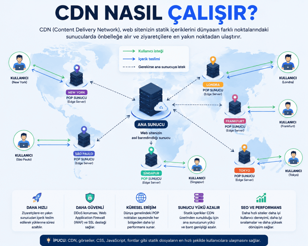CDN Nasıl Çalışır