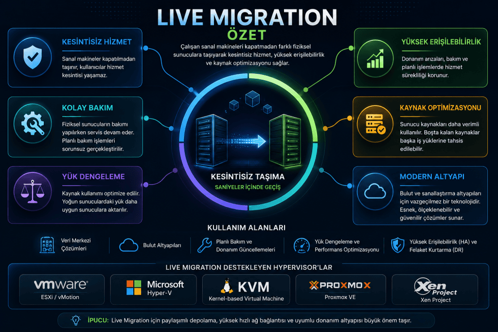 Live Migration Nedir Özeti