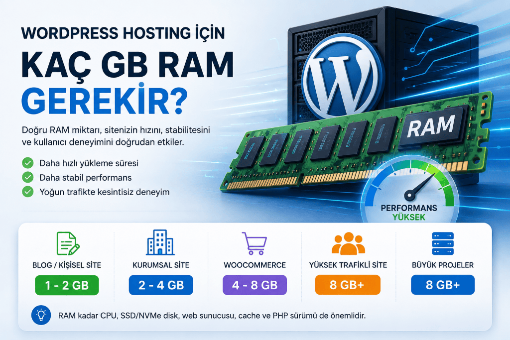 Wordpress Hosting Ram Ne Kadar Seçilmeli