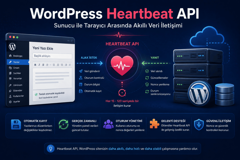 WordPress Heartbeat API Nedir? Sunucu Kaynağını Nasıl Etkiler?