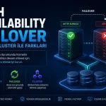 High Availability Failover ve Cluster farkları