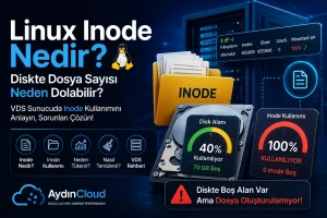 Linux Inode Nedir? Dosya Sayısı Neden Dolabilir? VDS Rehberi