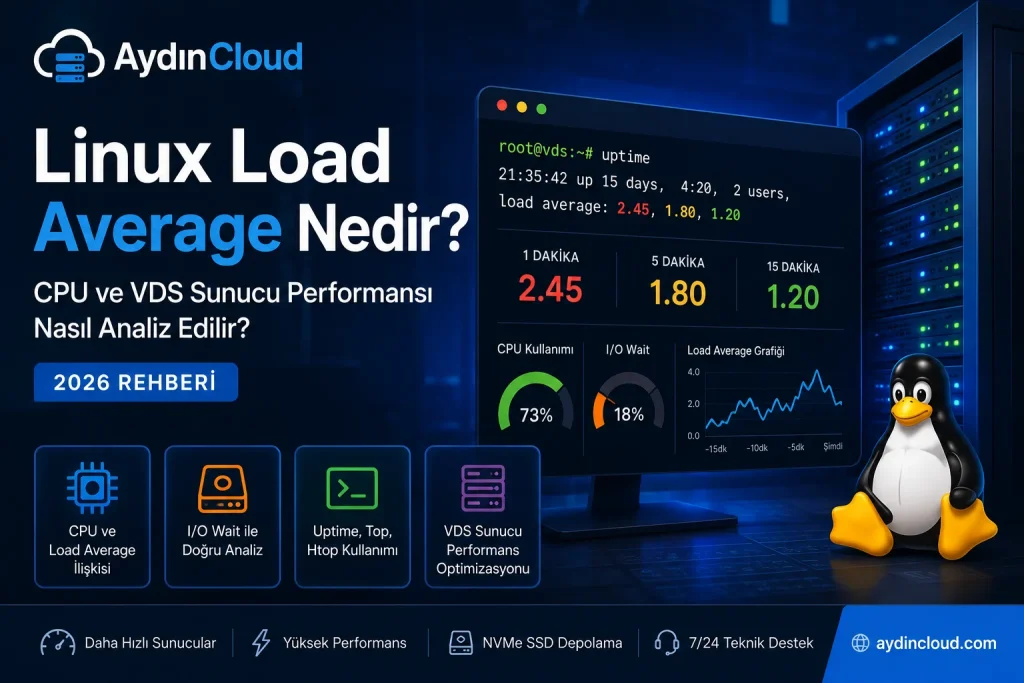 Linux Load Average Nedir? CPU ve VDS Sunucu Performansı