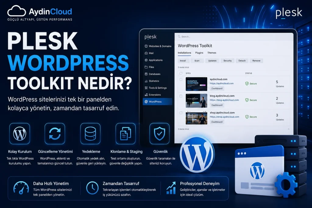 Plesk WordPress Toolkit Nedir? WordPress Yönetim Rehberi 2026