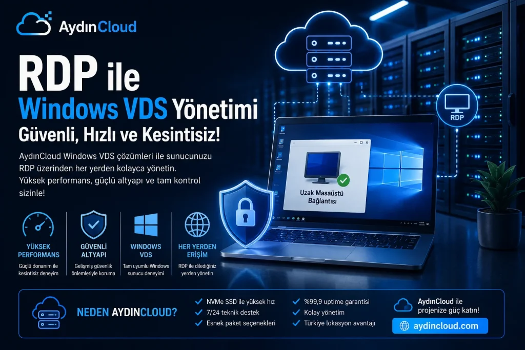 RDP Nedir VDS Yönetimi