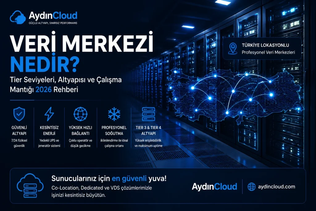 Veri Merkezi Nedir? Tier Seviyeleri ve Profesyonel Altyapı Rehberi
