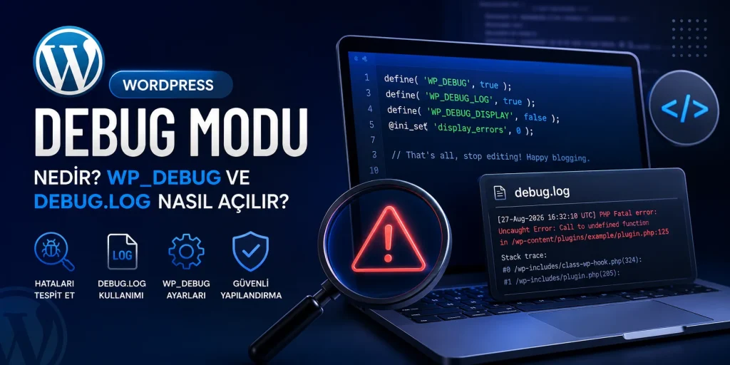 WordPress Debug Nedir? WP_DEBUG ve debug.log Nasıl Açılır?