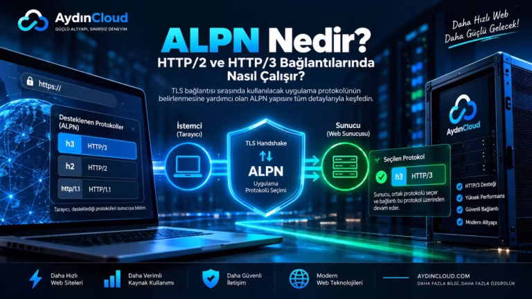 ALPN nedir HTTP/2 ve HTTP/3 bağlantılarında protokol seçimi