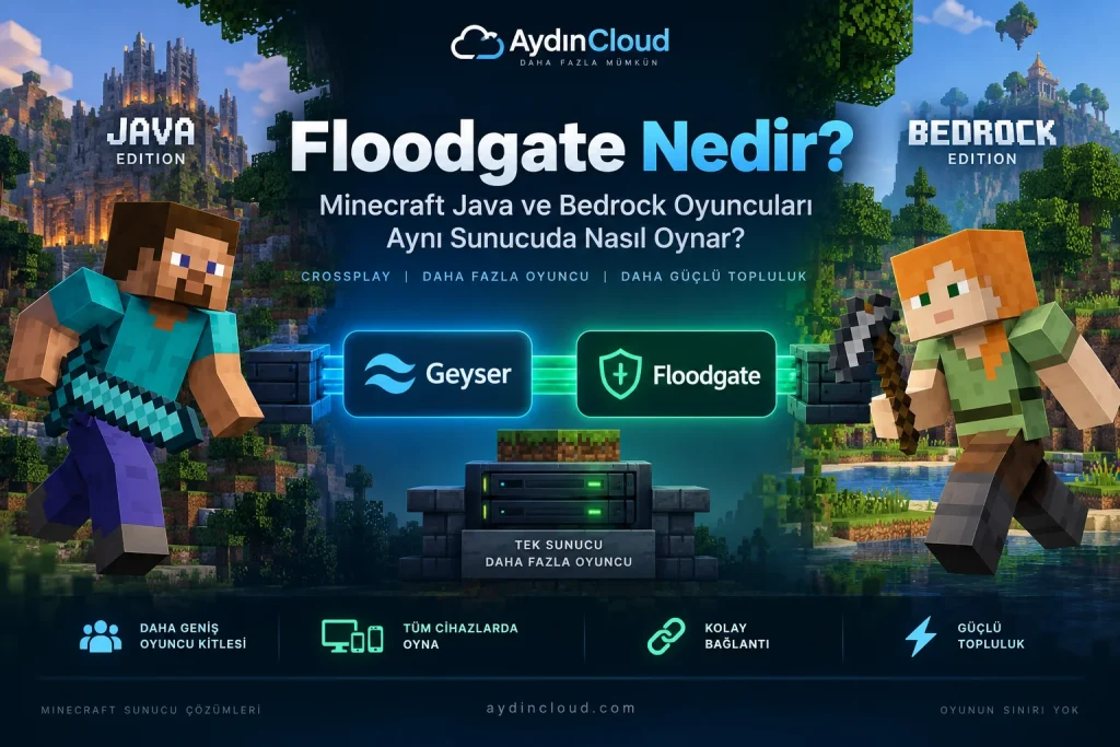 Floodgate Nedir? Java ve Bedrock Oyuncuları Nasıl Bağlanır?