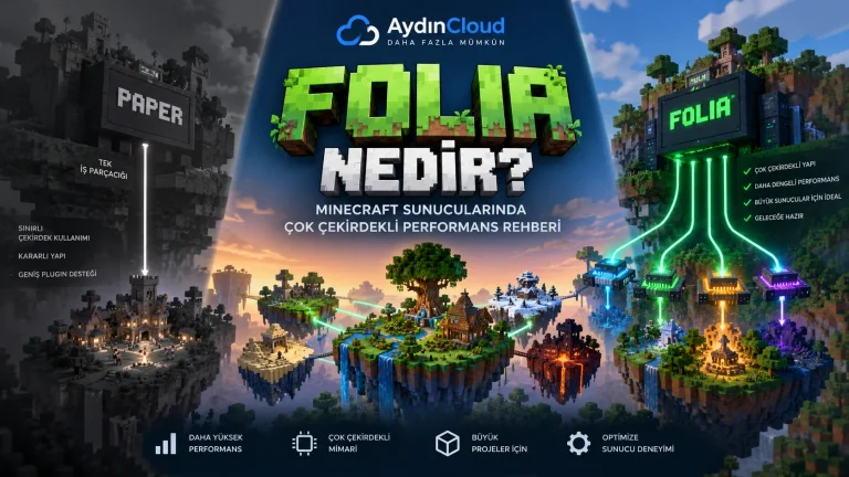 Folia Nedir? Minecraft Sunucu Çok Çekirdekli Performans Rehberi