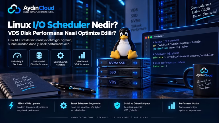Linux I/O Scheduler nedir VDS disk performansı
