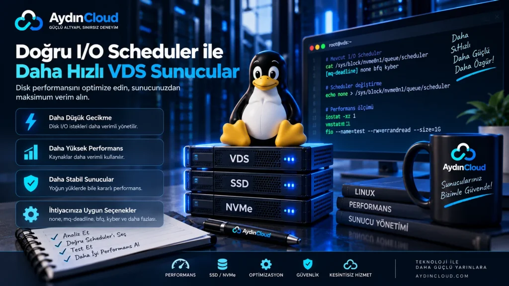 Linux I/O Scheduler ile VDS disk performansı optimizasyonu