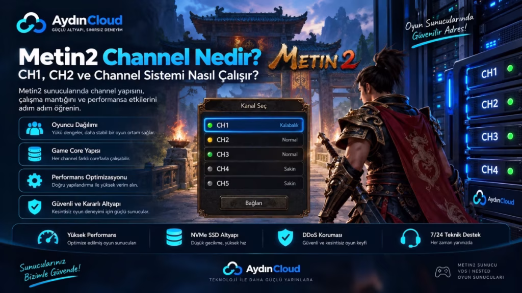 Metin2 Channel Nedir? CH1, CH2, Channel Sistemi Nasıl Çalışır?