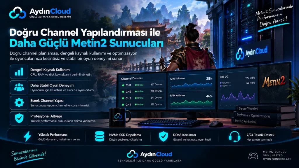 Metin2 Channel performans ve sunucu yapılandırması
