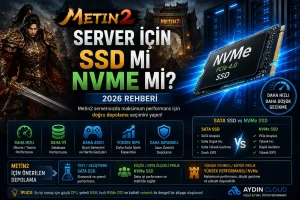 Metin2 NVMe SSD: Server İçin SSD mi NVMe mi? 2026